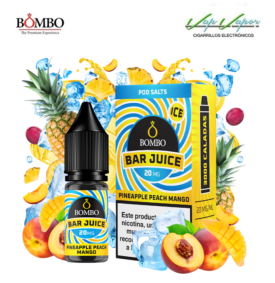 SALES Pineapple, Peach, Mango ICE Bar Juice by Bombo 10ml (0mg/5mg/10mg/20mg) Piña, Melocotón, Mango