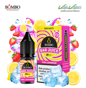 SALES Pink Lemonade ICE Bar Juice by Bombo 10ml (0mg/5mg/10mg/20mg) Fresas, Limonada