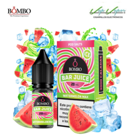 SALTS Watermelon Max ICE Bar Juice by Bombo 10ml (0mg/5mg/10mg/20mg) 