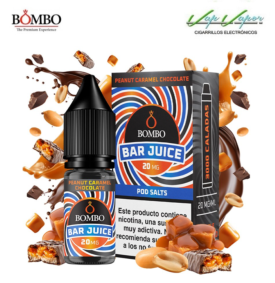 SALES Peanut Chocolate Caramel Bar Juice by Bombo 10ml (0mg/5mg/10mg/20mg) 