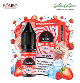 SALES Strawberry Milkshake ICE Bar Juice by Bombo 10ml (0mg/5mg/10mg/20mg) 