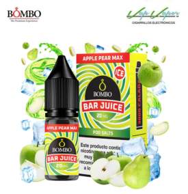 SALES Apple Pear Max ICE Bar Juice by Bombo 10ml (0mg/5mg/10mg/20mg) 