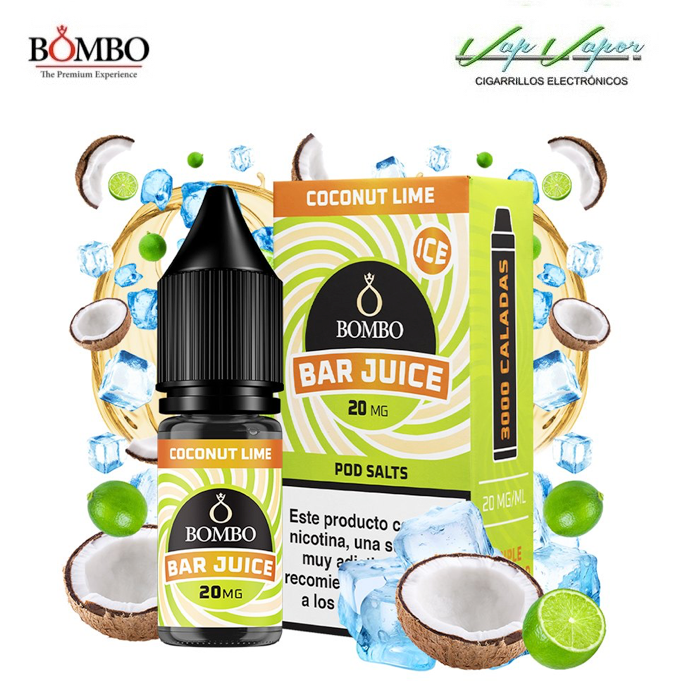 SALES Coconut Lime ICE Bar Juice by Bombo 10ml (0mg/5mg/10mg/20mg)