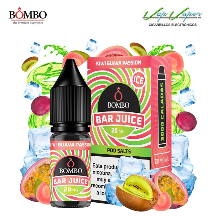 SALES Kiwi Guava Passion ICE Bar Juice by Bombo 10ml (0mg/5mg/10mg/20mg)