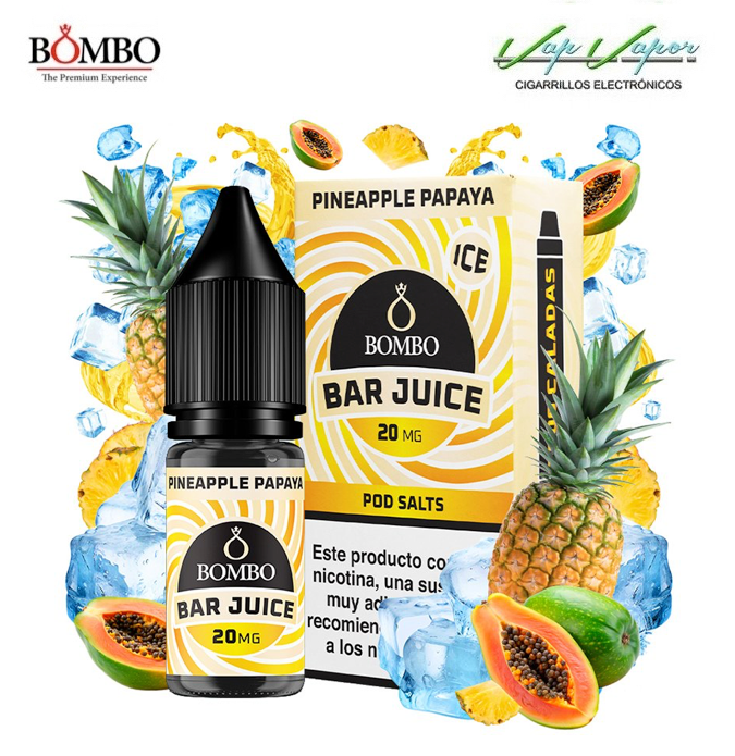 SALES Pineapple Papaya ICE Bar Juice by Bombo 10ml (0mg/5mg/10mg/20mg)