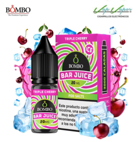 SALES Triple Cherry ICE Bar Juice by Bombo 10ml (0mg/5mg/10mg/20mg) (Cerezas, Frescor)