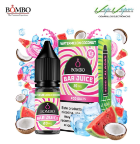 SALES Watermelon Coconut ICE Bar Juice by Bombo 10ml (0mg/5mg/10mg/20mg) 