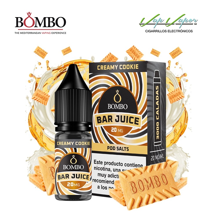 SALES CREAMY COOKIE Bar Juice by Bombo 10ml (0mg/5mg/10mg/20mg)