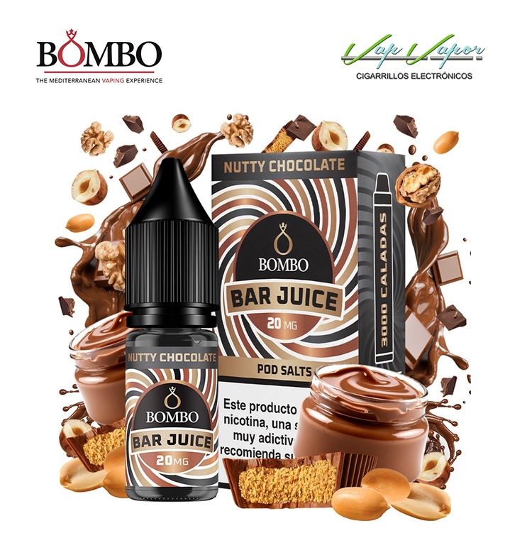 SALES NUTTY CHOCOLATE Bar Juice by Bombo 10ml (0mg/5mg/10mg/20mg)