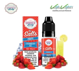 SALTS Dinner Lady Strawberry Ice 10ml (10mg/20mg) Strawberry, Lemonade, Freshness