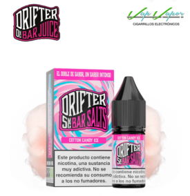 OFERTA!!! SALES Drifter COTTON CANDY ICE Bar Salts 10ml (0mg/5mg/10mg/15mg/20mg) algodón de azúcar, hielo