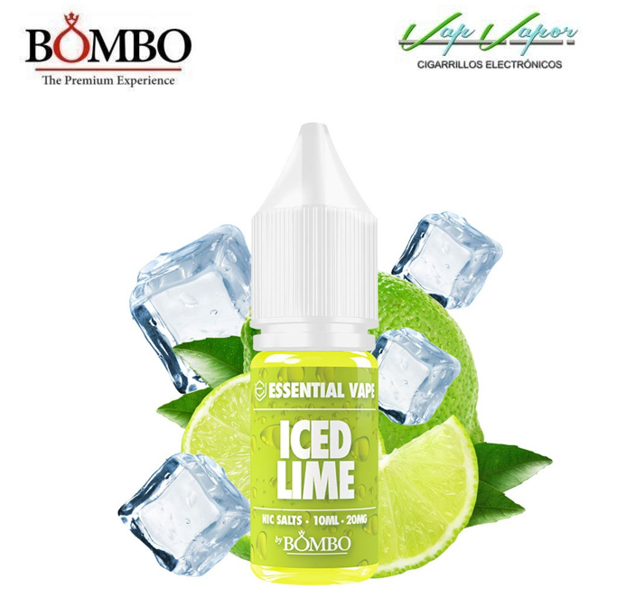 SALES Iced Lime 10ml Essential Vape by Bombo 10ml (10mg/20mg) 