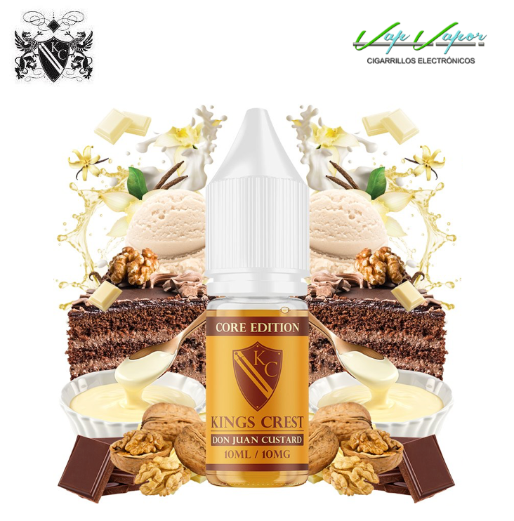 SALES Core Edition Don Juan CUSTARD Kings Crest 10ml (10mg/15mg/20mg) 