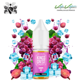 SALTS Kings Crest Grape Ice 10ml (Grapes, Freshness)