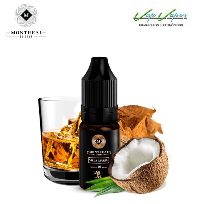 SALES Montreal Original VILLA MARIA 10ml (10mg/20mg) coco, bourbon y tabaco