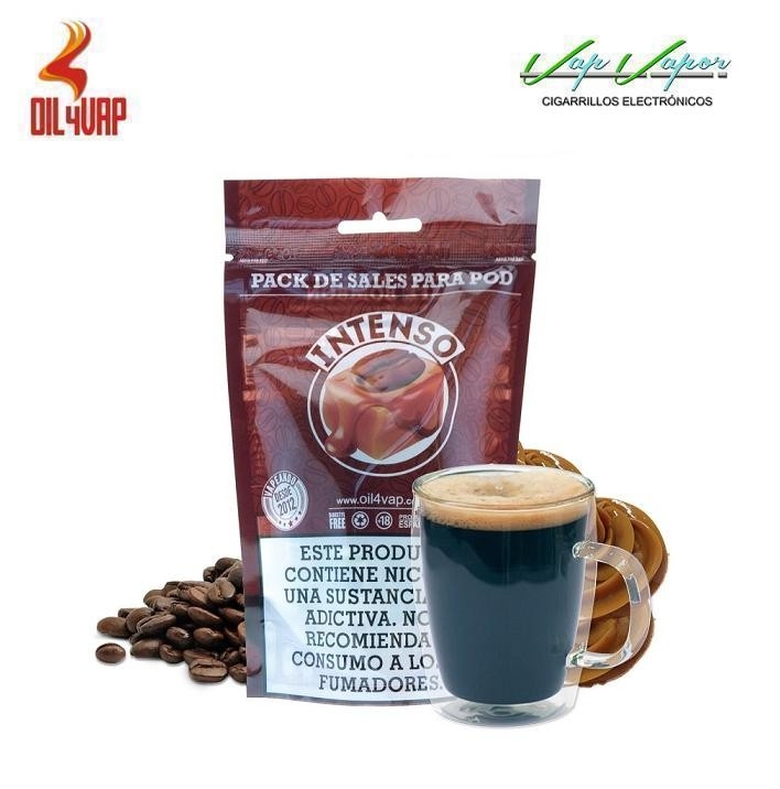OFERTA!! SALES INTENSO Pack 23ml/30ml (9mg/18mg) Oil4Vap Cafe
