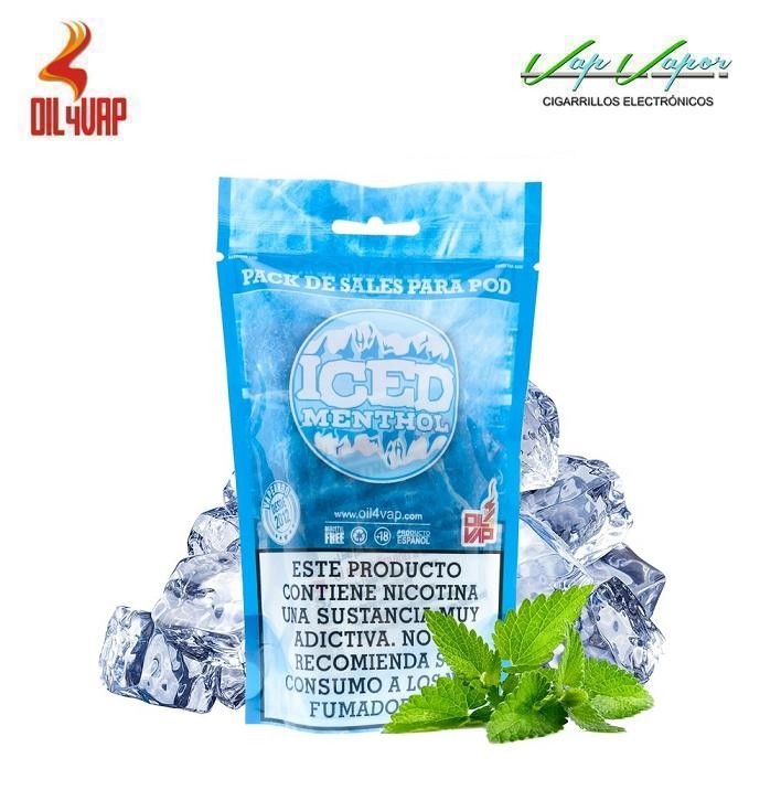 OFERTA!! SALES ICED MENTHOL Pack 23ml/30ml (9mg/18mg) Oil4Vap 