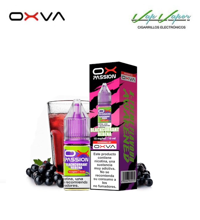 SALES OXVA Ox Passion Blackcurrant Rebena 10ml 