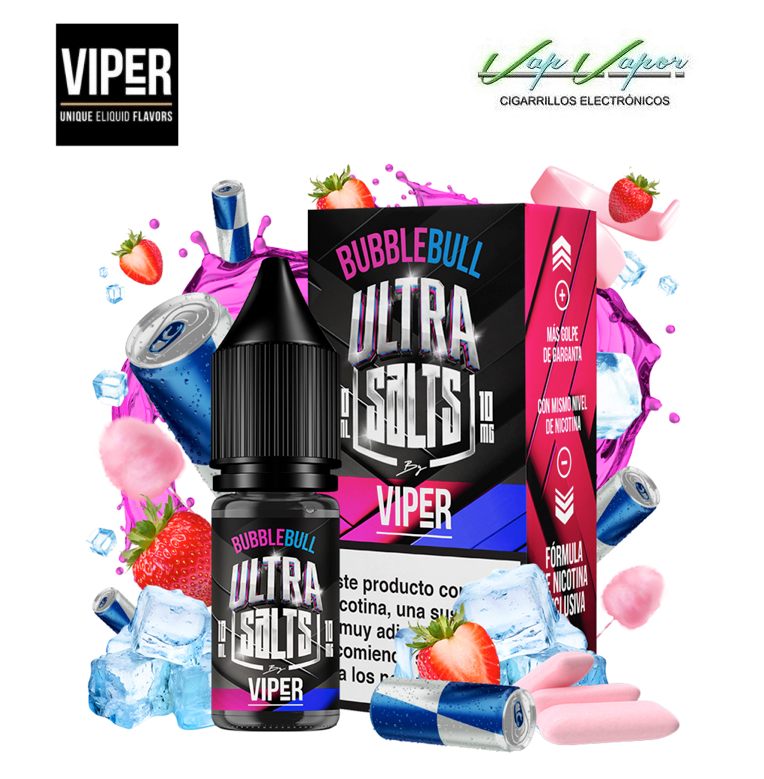 ULTRA SALES Bubblebull Ice 10ml (0mg/10mg/20mg) Viper Nic Salts