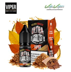 SALES Golden Tobacco 10ml (0mg/10mg/20mg) Viper Nic Salts