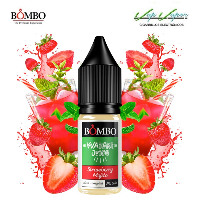 SALES Wailani Strawberry Mojito 10ml (5mg/10mg/20mg) (Fresa, Mojito)