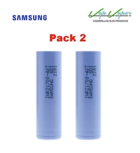 PACK 2 - Pila/Batería Samsung 21700 40T 4000mah 35A
