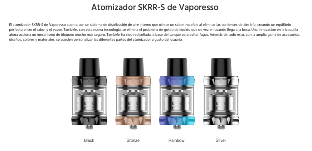 Atomizador SKRR-S 2ml (posibilidad de 8ml) Vaporesso - Ítem10