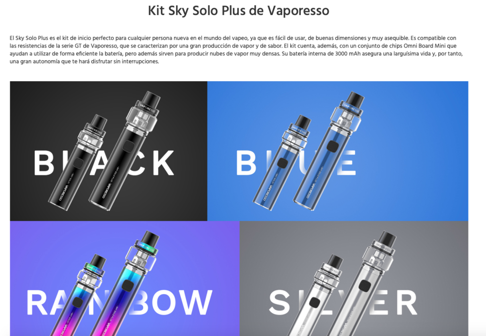 Vaporesso Sky Solo PLUS 3000mah Full Kit - Item7