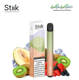 Disposable Pod SPLASH Stiik (Melon, kiwi, red fruits, freshness) (0mg,10mg,20mg) 400CALADAS 1,5ml 310mah 