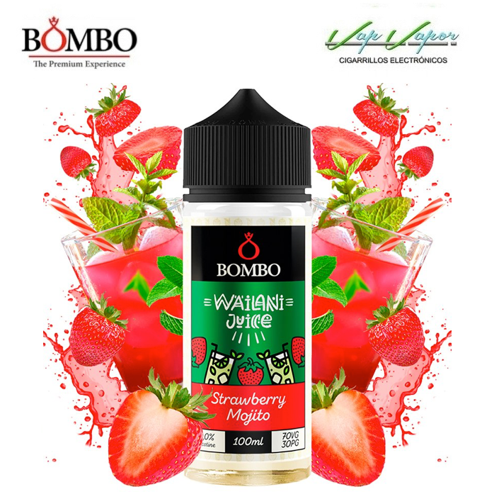 STRAWBERRY MOJITO 100ml (0mg) Wailani Juice by Bombo 