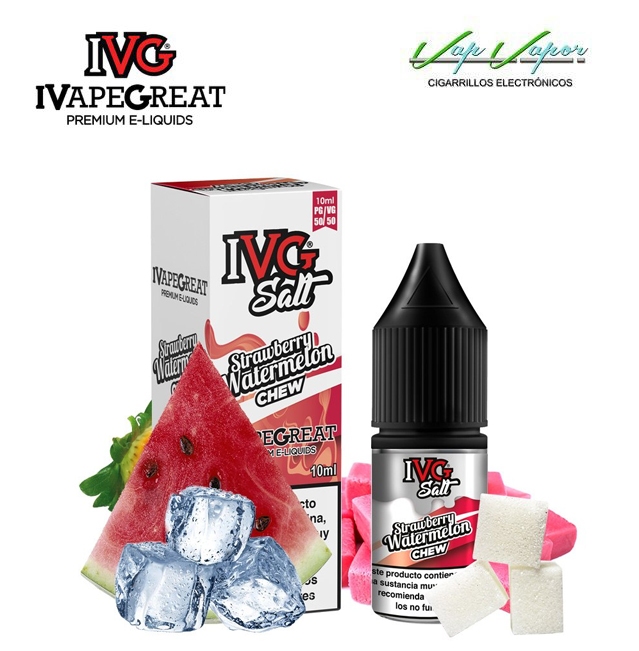 SALTS IVG Strawberry Watermelon CHEW 10ml (10mg/20mg) 