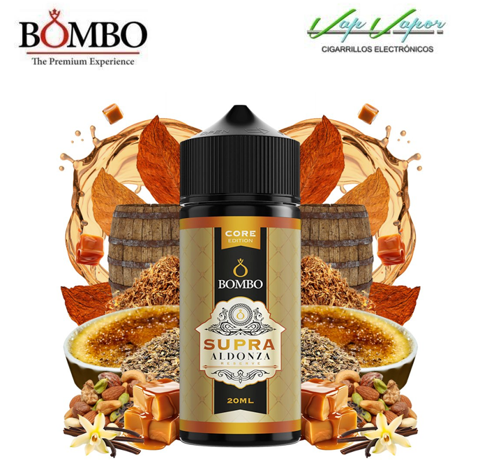 AROMA - Core Edition SUPRA ALDONZA RESERVA 20ml (en botella de 120ml) Longfill Platinum Tobaccos by Bombo