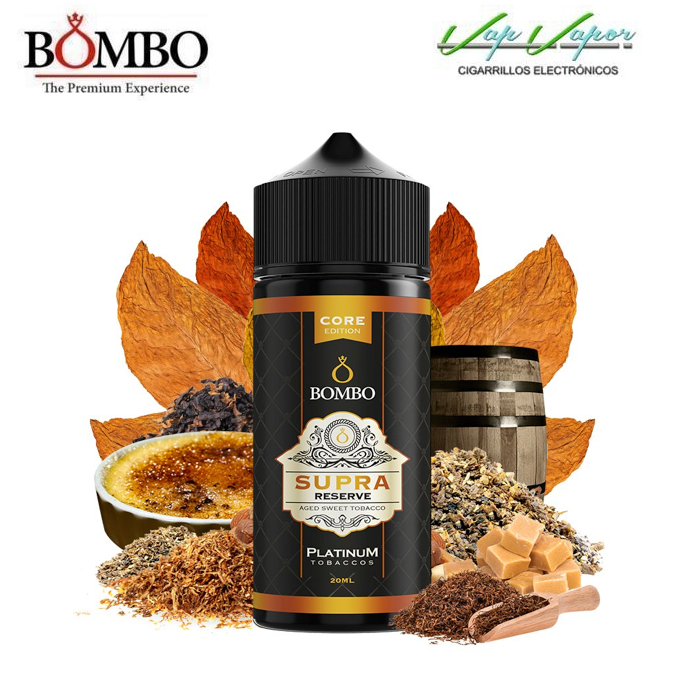 AROMA - Core Edition SUPRA RESERVA 20ml (en botella de 120ml) Longfill Platinum Tobaccos by Bombo