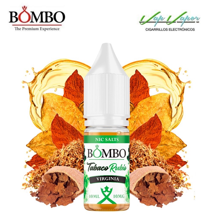 SALTS Tabaco Rubio VIRGINIA Blond Tobacco (10mg/20mg) (50%VG/50%PG) Bombo 