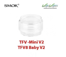 Pyrex para TFV Mini V2 y TFV8 Baby V2 - 2ml (plano) / 5ml (Abombado)