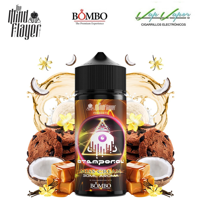 AROMA Atemporal Miss Cream The Mind Flayer Bombo 30ml (longfill) botella de 120ml 