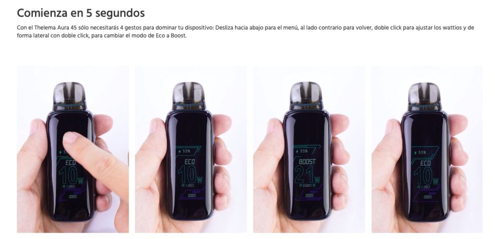 Thelema AURA 45W 1600mah Pod Lost Vape - Ítem6