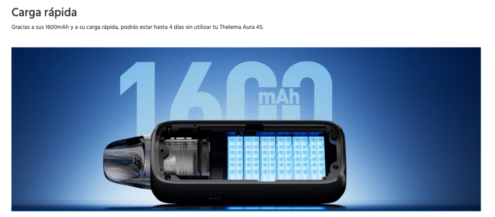 Thelema AURA 45W 1600mah Pod Lost Vape - Ítem7