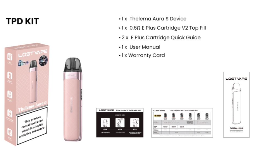 OFERTA!!! Thelema AURA S 40W 1600mah Pod Lost Vape - Ítem10