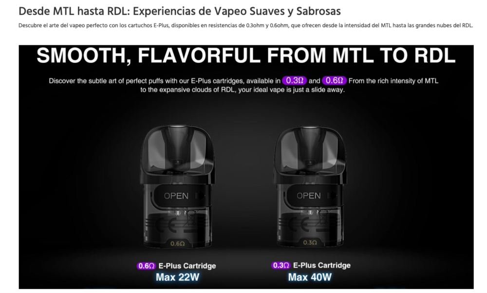 Thelema Elite 40W 1400mah Pod Lost Vape - Ítem5