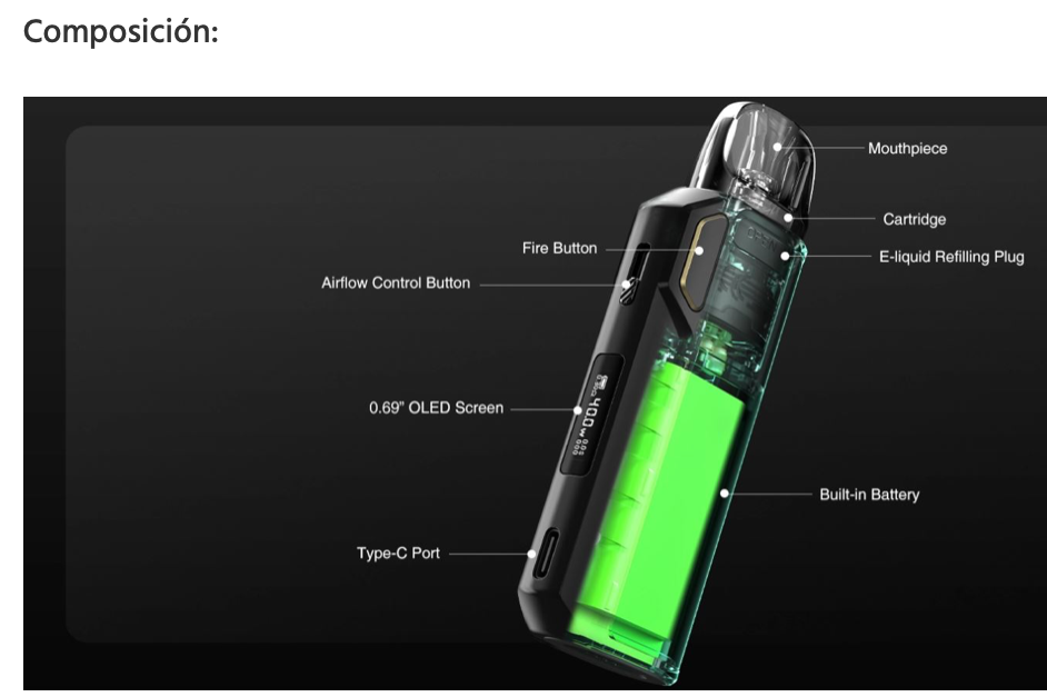 Thelema Elite 40W 1400mah Pod Lost Vape - Ítem9