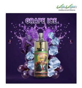 Pod Desechable GRAPE ICE 10.000CALADAS TORNADO vacío + Líquido regalo 10ml (10mg/20mg) TPD Europa