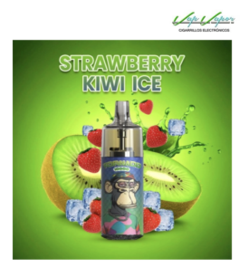 Disposable Pod STRAWBERRY KIWI 10.000PUFFS TORNADO empty + Eliquid Gift 10ml (10mg/20mg) TPD Europe