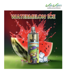 Pod Desechable WATERMELON ICE 10.000CALADAS TORNADO vacío + Líquido regalo 10ml (10mg/20mg) TPD Europa