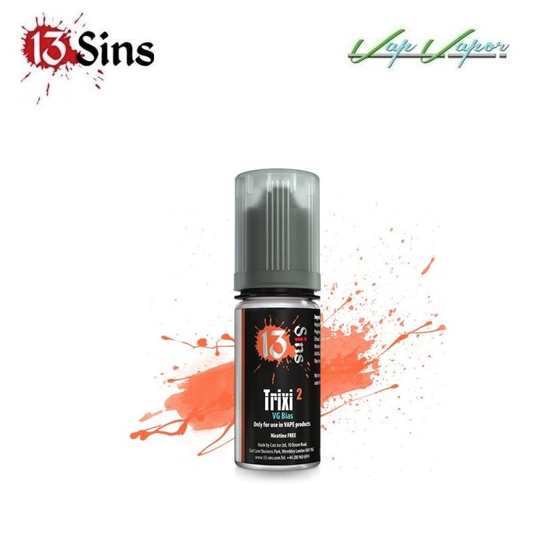 13 Sins Trixi 2 (Menta, Limon, Lima, Albaricoque,Manzana, Anís) - 10ml