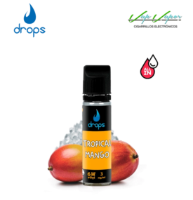 AROMA DROPS All in Tropical Mango Fruit 10ml (para hacer 60ml) con nicotina de 3mg/10mg/20mg 