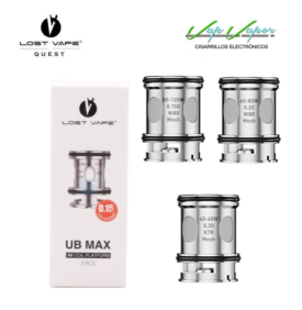 Resistencias UB MAX (1 unidad) X1 0.15ohm/ X2 0.20ohm/ X3 0.30ohm 