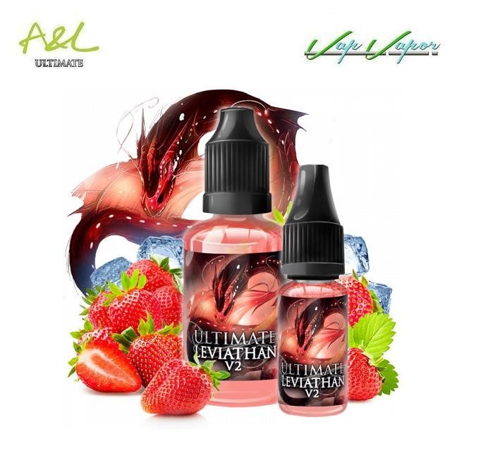 AROMA A&L Ultimate Leviathan V2 GREEN EDITION 30ml Fresas dulces y Acidas + Frescor 