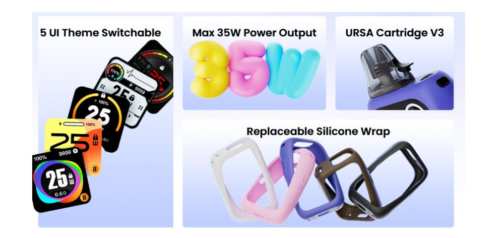 Ursa EPOCH PRO 1400mah 35W Lost Vape - Ítem3