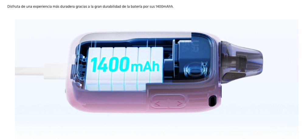 Ursa EPOCH PRO 1400mah 35W Lost Vape - Ítem7